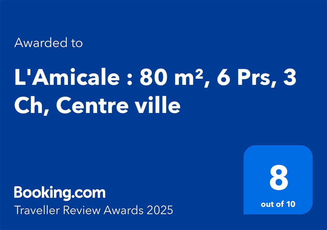 L'Amicale : 80 M², 6 Prs, 3 Ch, Centre Ville Dijon Eksteriør bilde